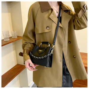 Trendy PU Small Bag with 3 Straps
