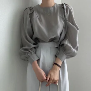 Women’s Grey Casual Shirt